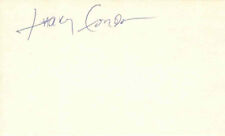 Larry Gordon (d. 1983) Miami Dolphins Football Signed Index Card