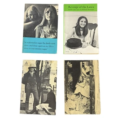 Richard Brautigan Lot 4 Vintage Paperback Books Poetry Trout Fishing Some 1st Ed - Image 1 of 4