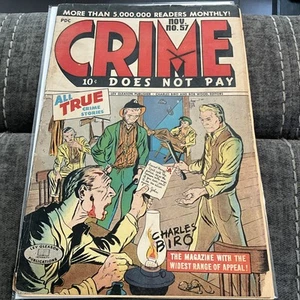 Crime Does Not Pay #57 1947 Lev Gleason Charles Biro - Imagen 1 de 12