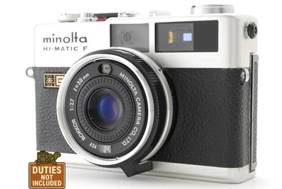Getestet! [NEUWERTIG] Minolta Hi-matic F Rokkor 38mm f2.7 35mm Filmkamera... - Bild 1 von 4