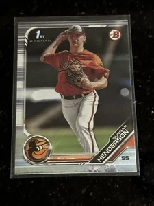 2019 Bowman Draft #BD-22 Gunnar Henderson Baltimore Orioles - Bild 1 von 2