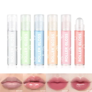 3PCS Women Sparkling Roll On Lip Oil Lip Gloss Moisturizing Hydrating Lip Glaze - Picture 1 of 29