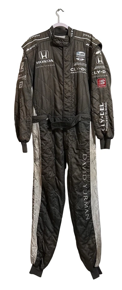 Santino Ferrucci Indycar Indy 500 Signed Crew Race Suit Nascar F1 Foyt - Image 1 of 1