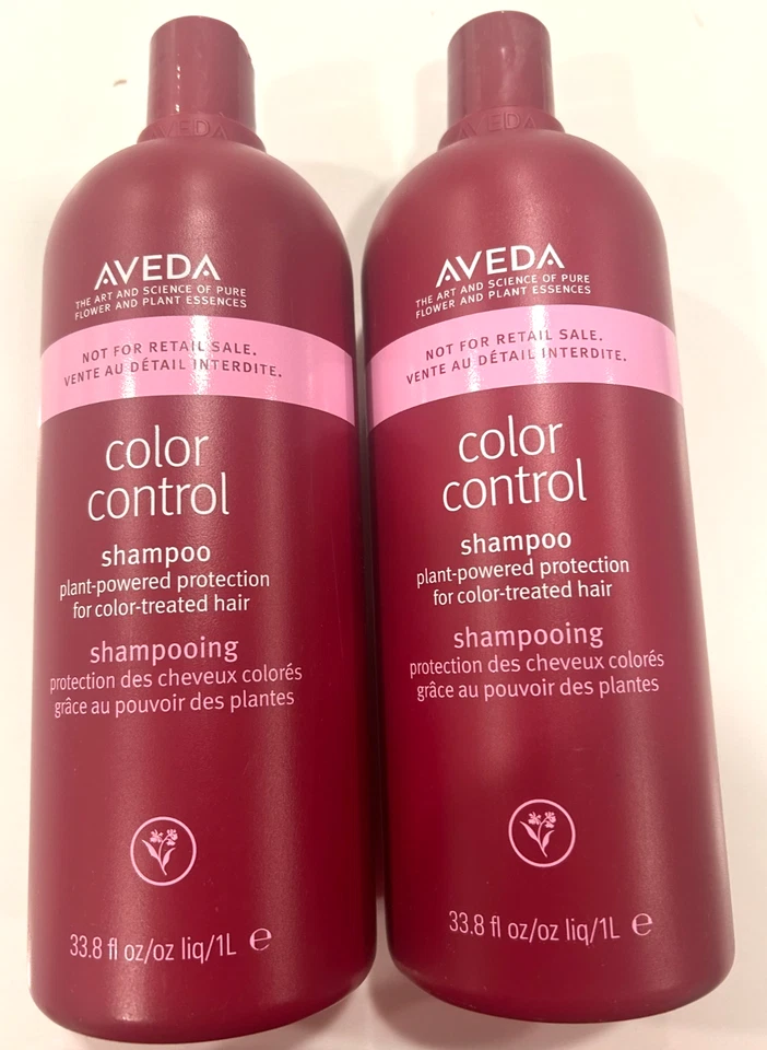 2 X AVEDA COLOR CONTROL SHAMPOO-33.8oz SEALED~AUTHENTIC~SALONS CLOSED GR8T DEAL! - Image 1 of 1