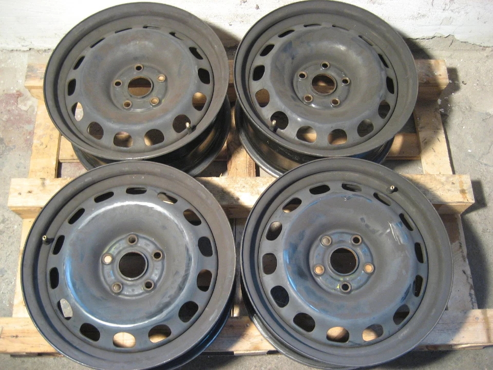 1A VAG Stahlfelgen - Volkswagen Passat 3BG Skoda Superb 3U 7Jx16 ET37 5x112 - Bild 1 von 1