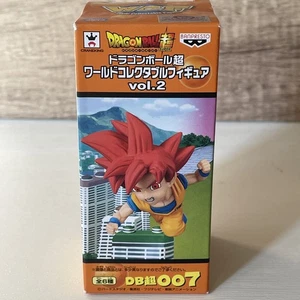 Dragon Ball #007 WCF Vol 2 Banpresto Super Saiyan God Son Goku Figure Bandai NEW - Picture 1 of 9