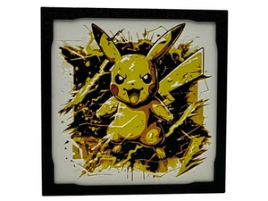 Arte Hueforge impreso en 3D de 200 mm x 200 mm (8") Pokemon Pikachu - Imagen 1 de 1