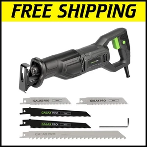 Lightweight 120V Reciprocating Saw 6.0A - Precision Cutting with Multiple Blades - Picture 1 of 11