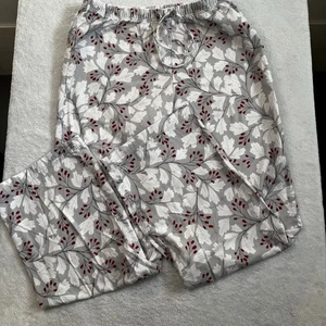 Garnet Hill Pyjamahose grau bunt Winter Lounge Damen S 100 % Baumwolle - Bild 1 von 9