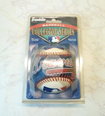 Atlanta Braves Soft Strike Baseball MLB | Franklin Collector Series 1996 Sealed - Image 1 of 4