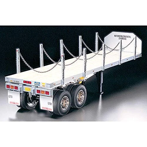 Tamiya 1/14 RC Big Truck Series No.06 rimorchio camion pianale semirimorchio ... - Immagine 1 di 1