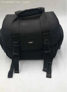 Canon EOS schwarz eingebauter Blitz kompakte Digitalkamera in Tragetasche - Bild 1 von 8