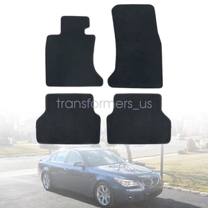 Replacement Front & Rear Floor Mats Carpet 2004-2010 For BWM E60 5-Series Velour - Picture 1 of 15