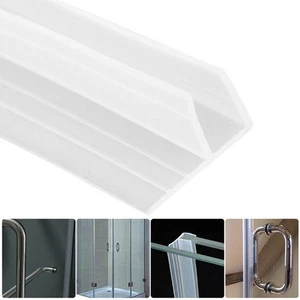 Effektive Wasser Spritzwassergeschützte F Form Bad Dusche Tür Dichtleiste (6 m - Bild 1 von 12