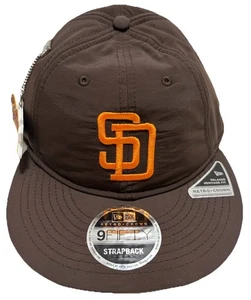 NEW ERA SAN DIEGO PADRES 9FIFTY SNAPBACK HAT RETRO CROWN PADDED NWT W/KEYCHAIN - Picture 1 of 9