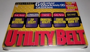 Vintage Syncronys 6 Utility Belt All-Star Windows 95 Utilities CD ROM - NEW - Picture 1 of 4