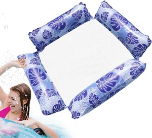 Inflatable Pool Floats | Pool Lounger Floating Chair Water Hammock | Lounge Chai - Picture 1 of 12