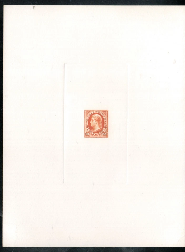 USA #260Ea Extra Fine Large Die Proof With Circular Lines Around Numerals - Image 1 of 2