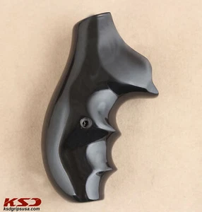 KSD Marke Ruger SP101 kompatible schwarze Acrylgriffe - Bild 1 von 3