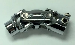 Forged Steel Chrome Universal Double Steering U-Joint 3/4" DD x 9/16-26 Spline - Bild 1 von 1