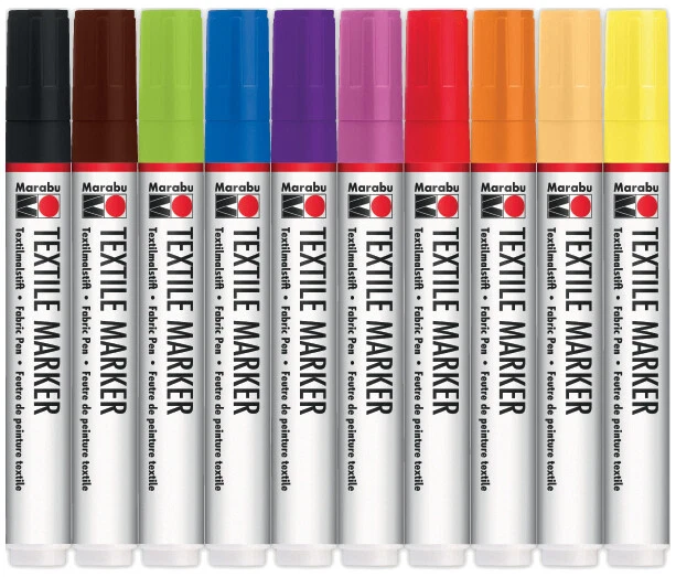 Marabu Textilmarker "Textile Marker" 10er Set - Bild 1 von 1