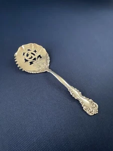 Antique Victorian Edwardian sterling silver Tomato Fork / Server 1890s 1900s - Picture 1 of 12