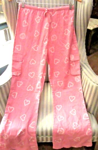 NWT! LIFE IS GOOD GIRLS COTTON LOUNGE PANT "LIG HEARTS"... (L)..GREAT GIFT - Picture 1 of 3