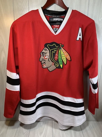 Chicago Blackhawks HULL #9 Chandail Authentic Reebok NHL Center Ice SZ. 56 Strap Cover