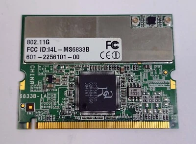 MSI MP54G5 (MS-6833B) 11g Mini PCI WLAN Card - NON TESTATA - Immagine 1 di 2
