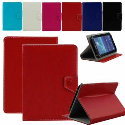 Universal Leather Tablet Stand Case For Samsung Galaxy Tablet 7"/8"/10.1inch AU - Image 1 of 4