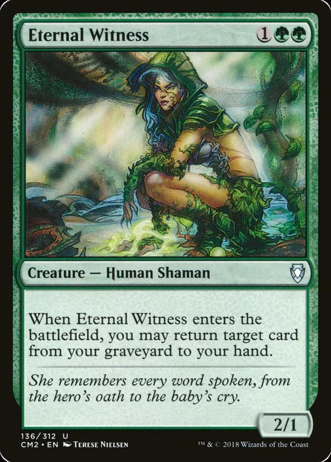 MTG Eternal Witness Commander Anthology II Uncommon NM/M Magic the Gathering - Image 1 of 1