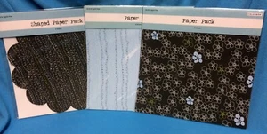 Colorbok 12 x 12 gemustertes Sammelalbum Papier - 3 verschiedene Pakete New Old Stock - Bild 1 von 8