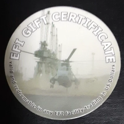1EFI25E  BRITHISH  EFI  1st Print  25 Cents  Pog  from 2004  not AAFES - Image 1 of 2