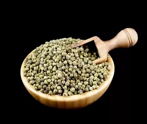 100g Grüner Pfeffer ganze Körner Pfefferkörner für Mühle Pfeffer ganz grün - Bild 1 von 2