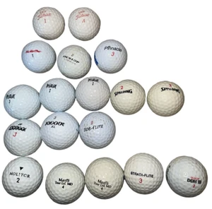 Lote de 18 piezas de colección de pelotas de golf marcas mixtas Estate - Imagen 1 de 6