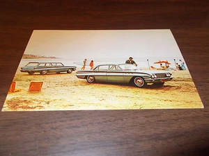 1961 Buick Sonderwagen und 4-türige Limousine Oldtimer Werbe Postkarte - Bild 1 von 1