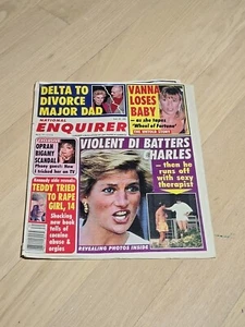 National Enquirer September 29 1992 Princess Diana Oprah Vanna White - Imagen 1 de 7