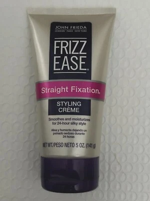 John Frieda 24 Hour Silky Style Frizz-Ease Straight Fixation Styling Cream 5 Oz - Изображение 1 из 2
