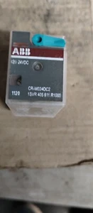 (10) ABB CR-M024DC2 RELAY 1SVR 405 611 R1000 24VDC 8-PIN - Picture 1 of 2