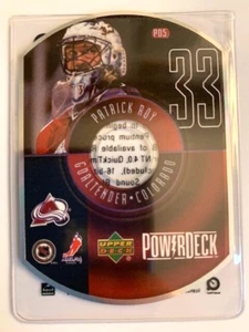 Patrick Roy - Colorado Avalanche - 1999-00 Oberdeck PowerDeck Einsatzkarte #PD5 - Bild 1 von 3