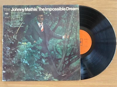 Johnny Mathis ‎– The Impossible Dream - 1969 OZ 12” Vintage VINYL LP RECORD - Image 1 of 4