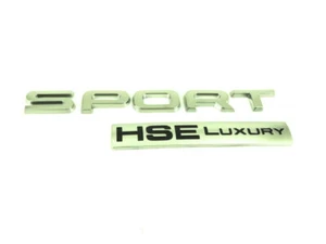 Nuovo Originale Land Rover Sport HSE Lusso Portellone Badge L550 Discovery 2015+ - Foto 1 di 2