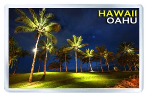 Hawaii Oahu MOD2 Fridge Magnet Souvenir Magnet Kühlschrank - Picture 1 of 1