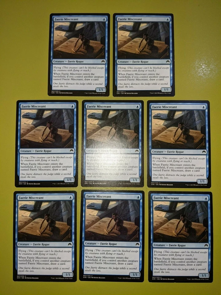 8 Faerie Miscreant Magic Origins Magic the Gathering MTG 8 - Image 1 of 1