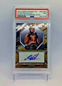 UFC 2024 "ISLAM MAKHACHEV" Marks of Champions Auto PSA 9 Topps Chrome - Bild 1 von 2