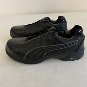 Puma Safety Shoes 642855 Work Shoe Steel Toe Size 6.5 Black Very Lightly Used - Picture 1 of 6