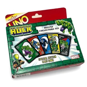 NEW ~ Sababa Toys 2003 The Incredible Hulk UNO Card Game Deluxe Collectible Tin - Picture 1 of 7