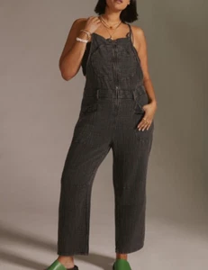 Pilcro Anthropologie Gauzy Painters Jumpsuit Overalls Dress 24W 3X-PS NEW 278049 - Picture 1 of 10