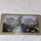 Gridelwald, Swiss Alps Antique 1890s Stereoscope Card