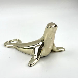 Seehund Flaschenöffner | Metall massiv | Kapselheber Figur | Vintage Bar Deko - Picture 1 of 12